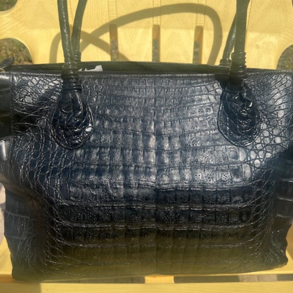 Eileen Kramer Black Crocodile Bag